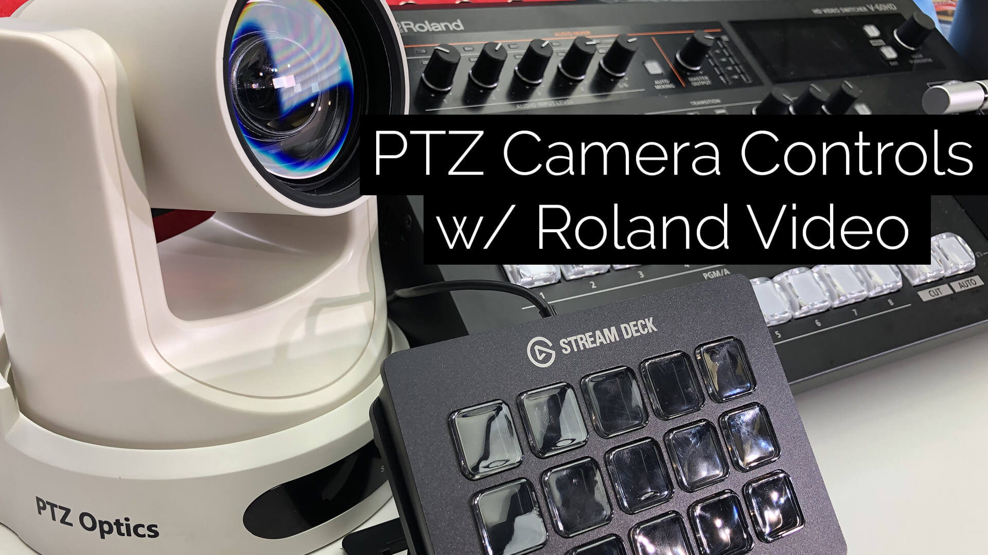Roland PTZ Camera Controls