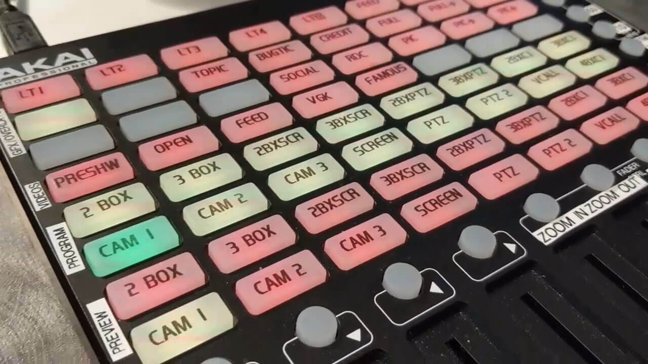 akai apc mini vmix