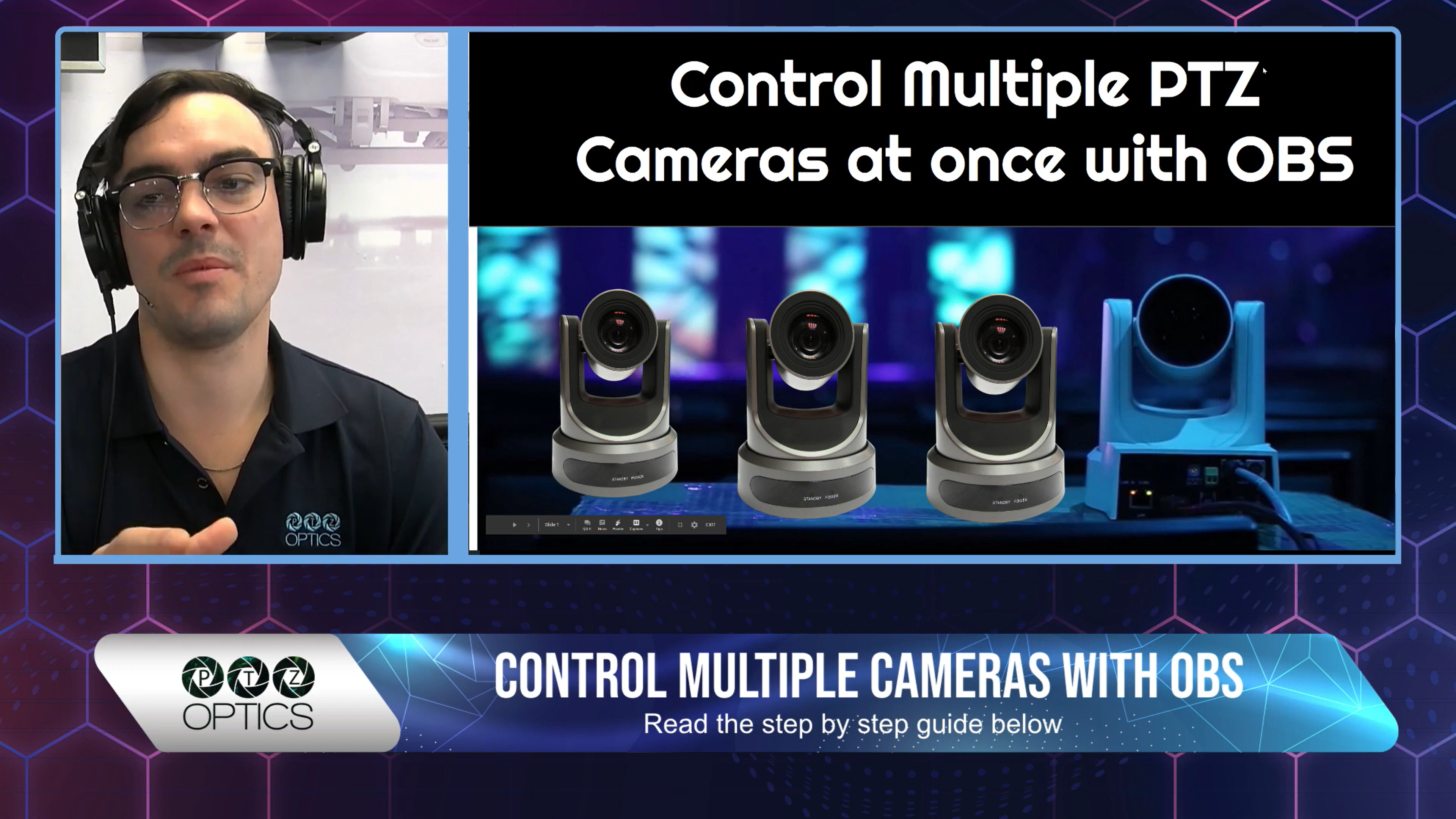 Control Multiple PTZ Cameras with OBS