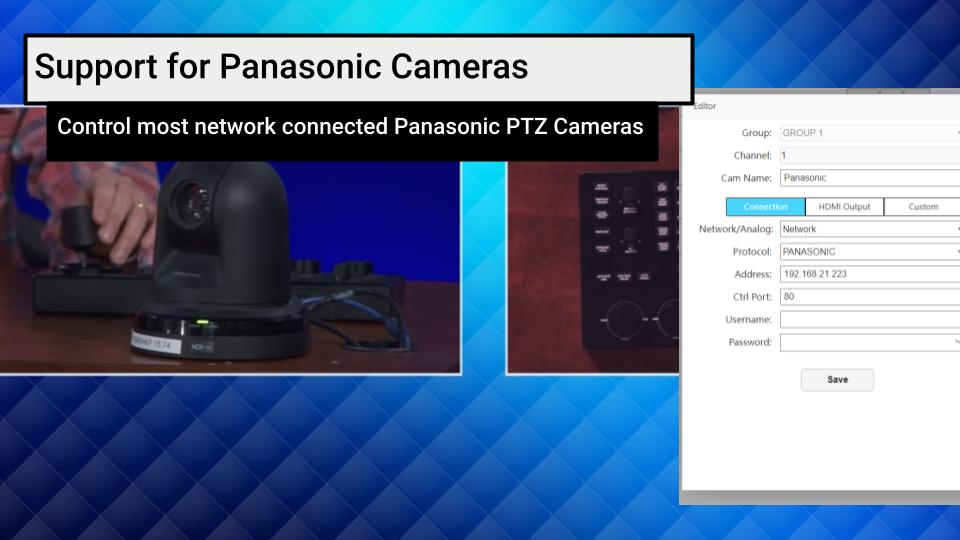Panasonic PTZ Joystick Controller