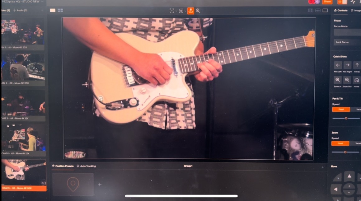 Live streaming a band