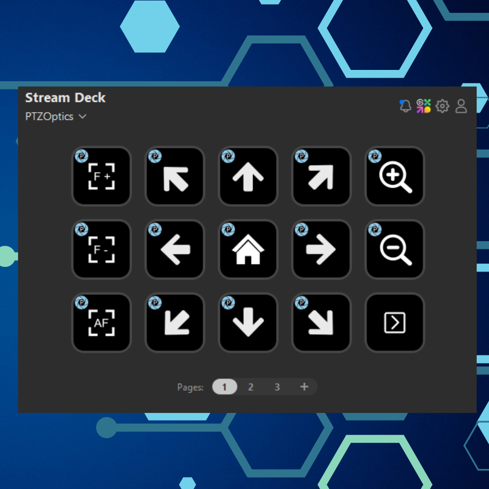 Streamdeck with PTZOptics