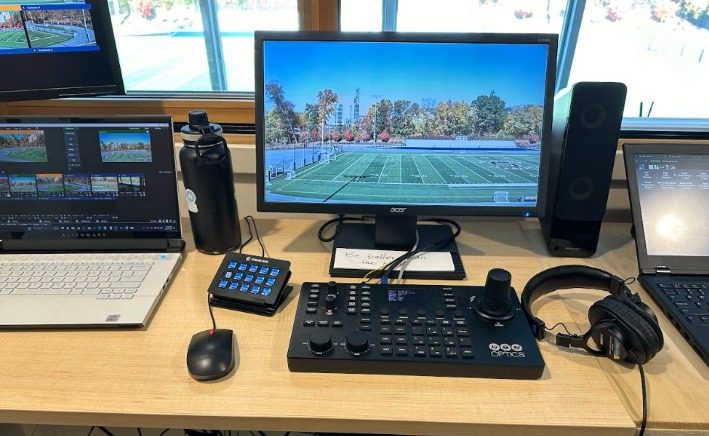 High School Sports Video Control Room