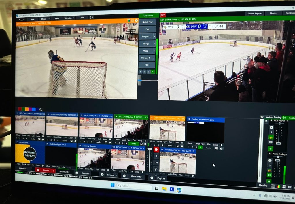 vMix Sports Production with insant Replay