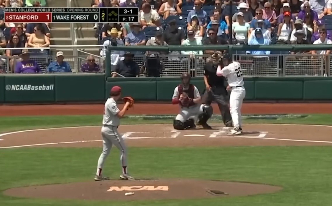 Stanford/Wake Forest baseball game