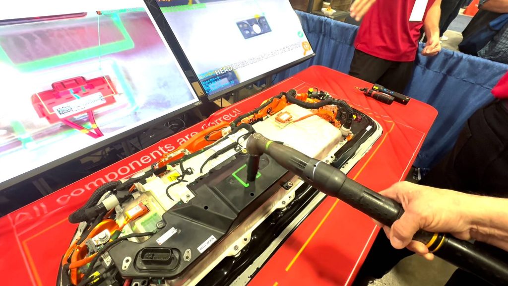 AI Inspection Camera System Projected Overlay