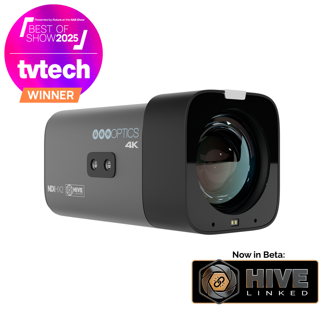 Studio 4K hero image with award badge