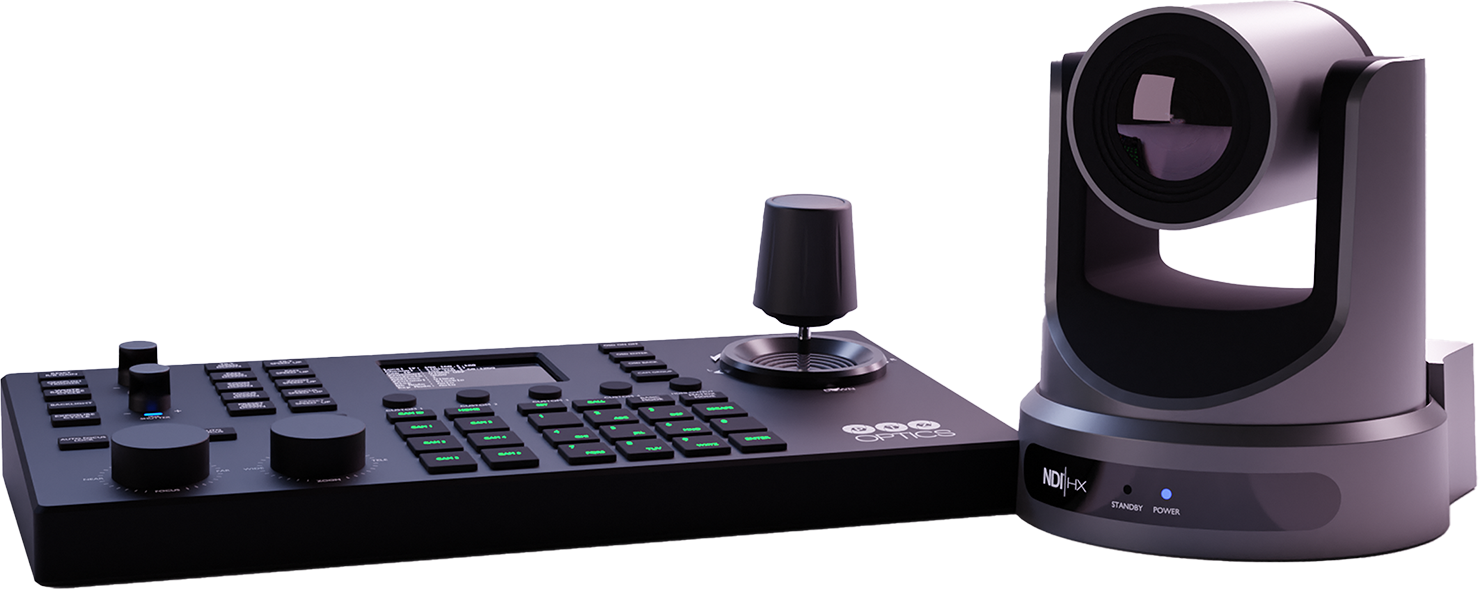 PTZ camera with SuperJoy joystick