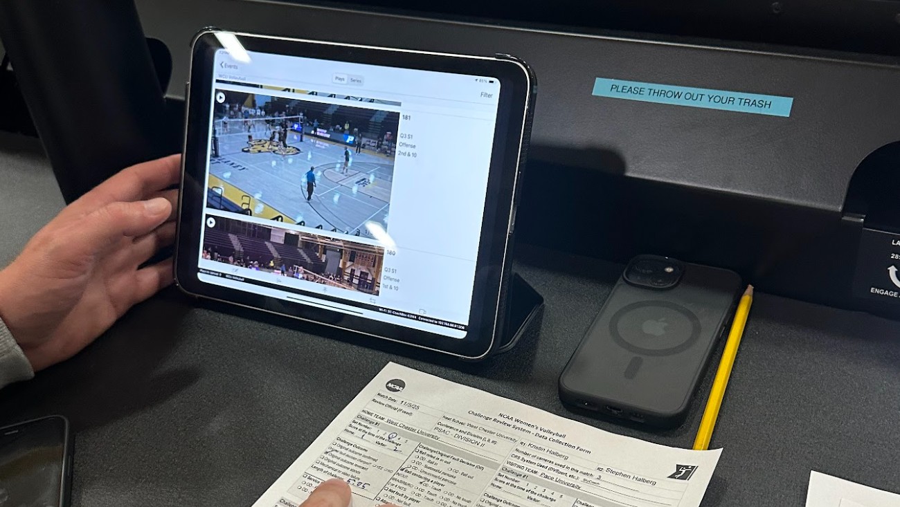 Sideline Instant Replay Video Review Volleyball