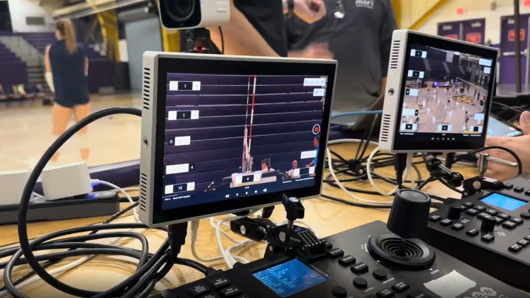 net camera and side view