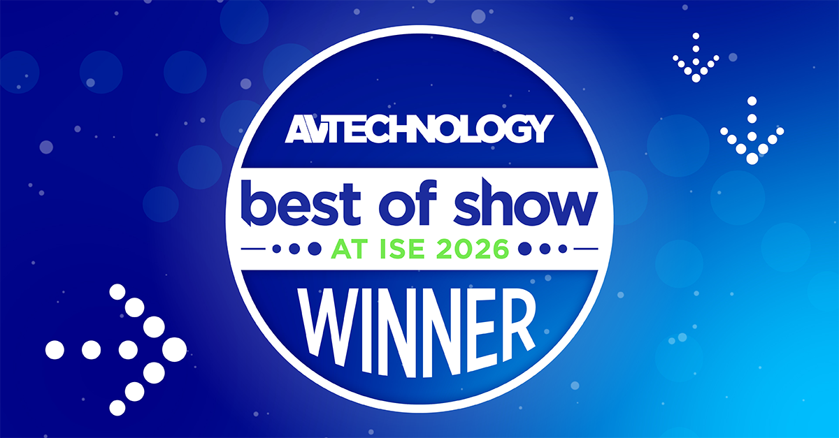 AVTechnology Best of Show ISE 2026 Winner